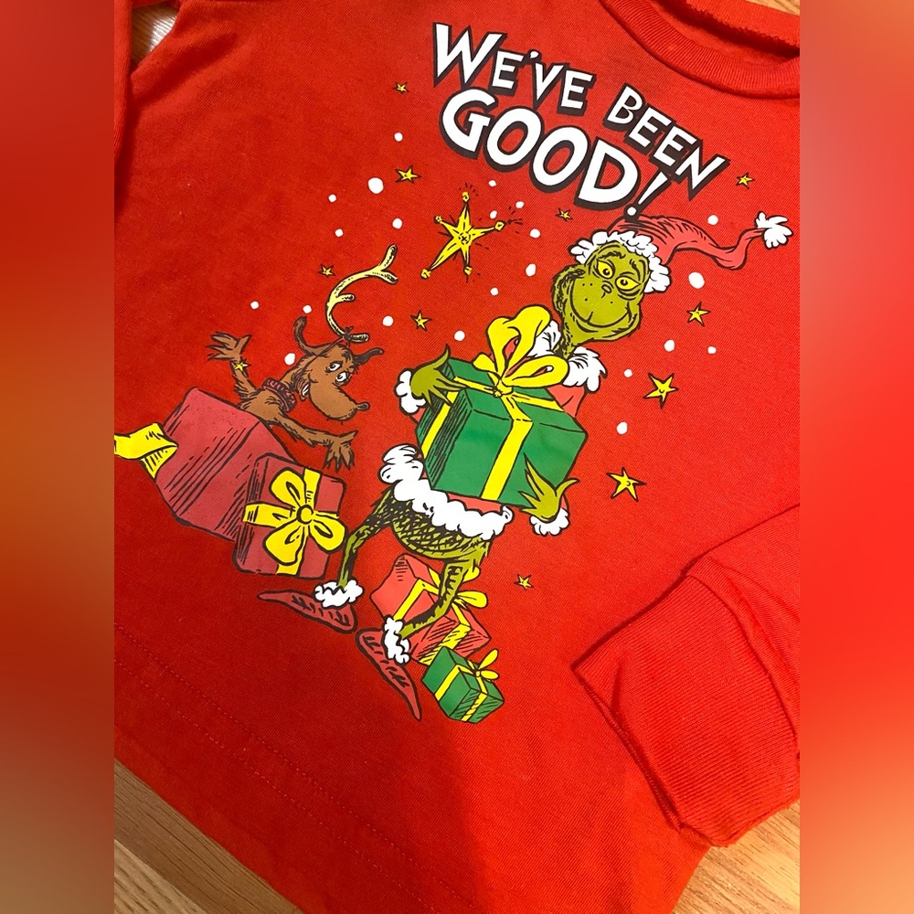 🎄4T THE GRINCH PAJAMA SET FOR BOY/GIRL. 2 PIECE FLEECE DR SUESS OUTFIT CHRISTMAS - Picture 6 of 12